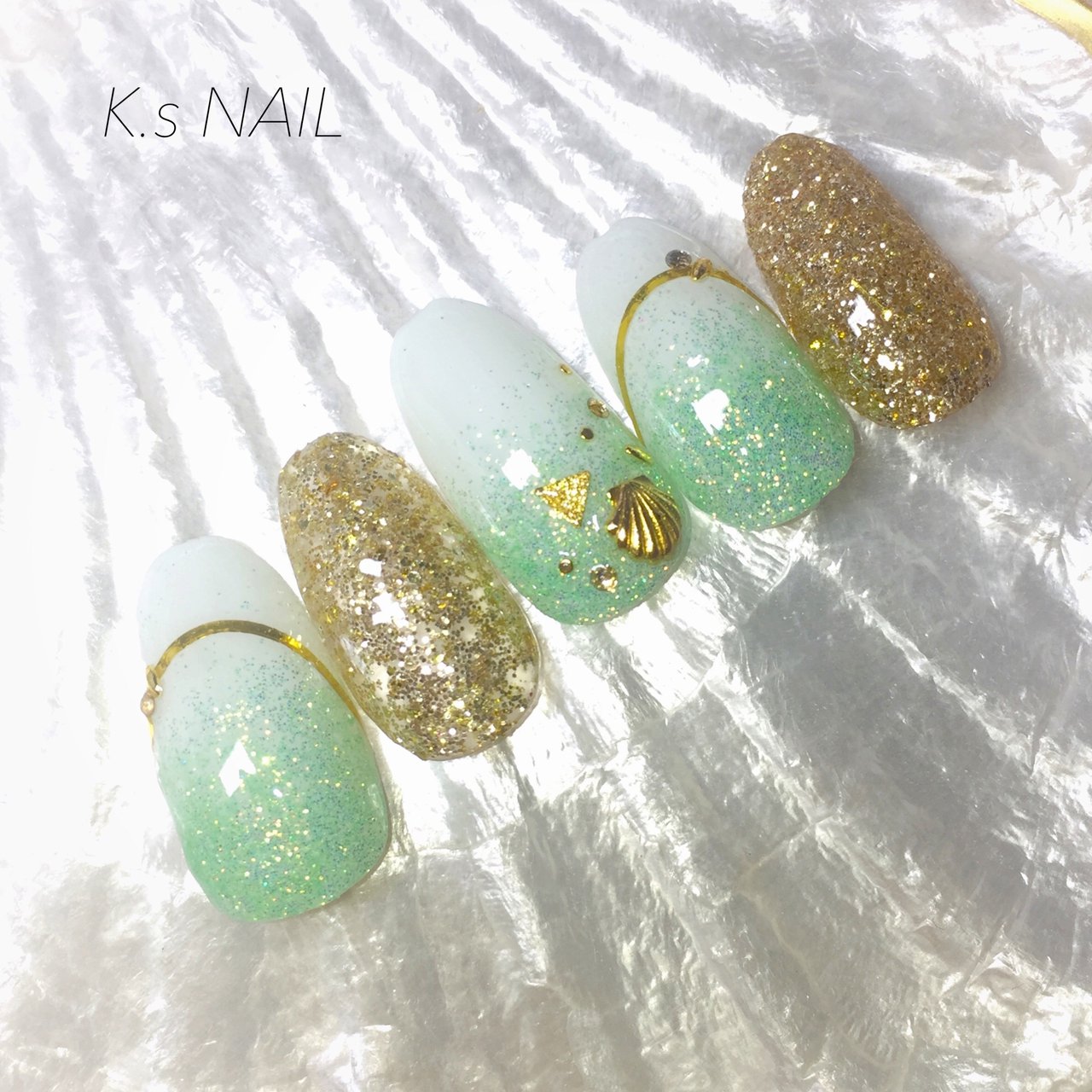 夏 旅行 海 リゾート ハンド Nail Liribel ネイルリリベル のネイルデザイン No ネイルブック