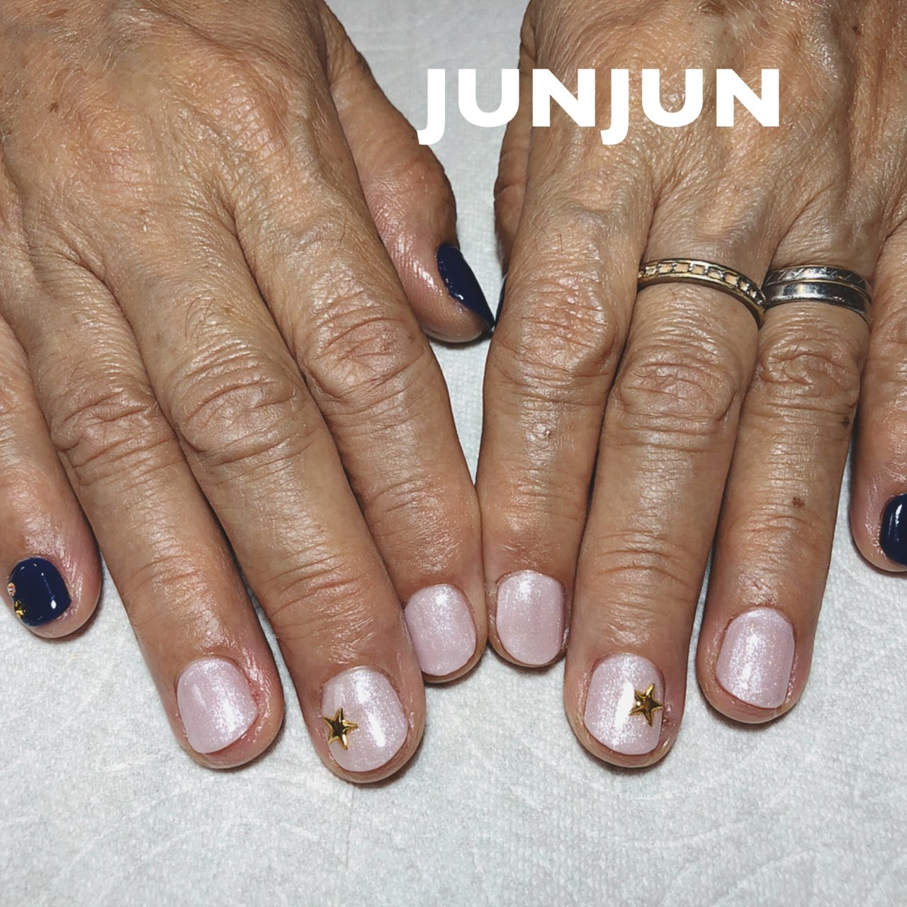 オールシーズン ハンド ベージュ ピンク ジェル Junjunのネイルデザイン No ネイルブック