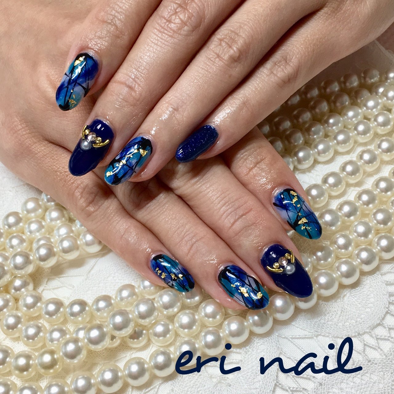 夏/秋/海/浴衣/ハンド - 名古屋市天白区 自宅ネイルサロン eri nailの