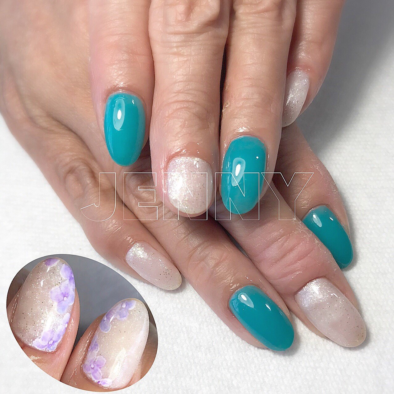 夏 梅雨 浴衣 ハンド シンプル Nailroomjennyのネイルデザイン No ネイルブック