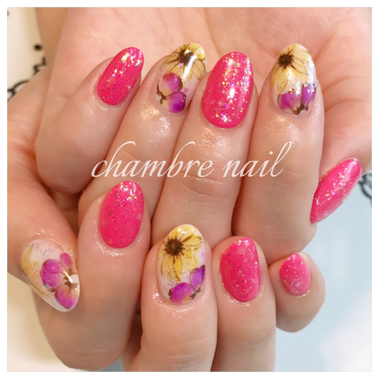 夏 パーティー デート 女子会 ハンド Chambre Nailのネイルデザイン No ネイルブック