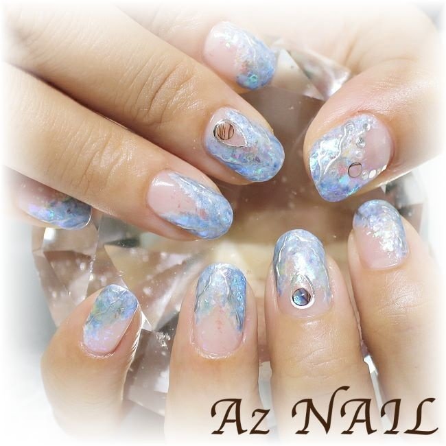 夏 旅行 海 パーティー ハンド Yuki 141のネイルデザイン No ネイルブック