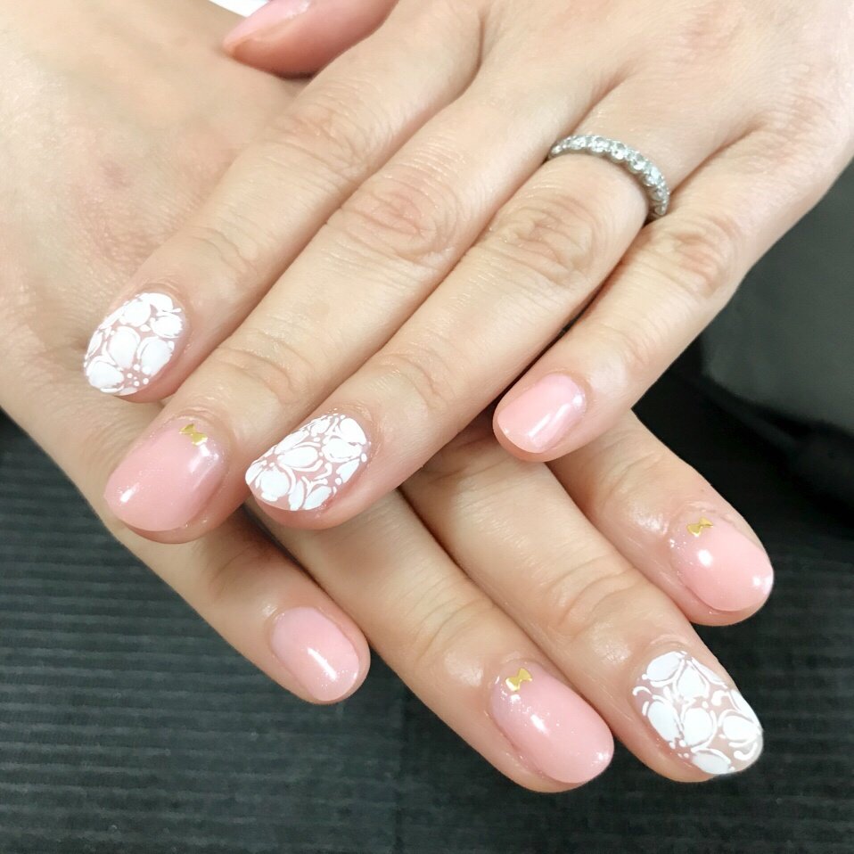 オールシーズン オフィス デート 女子会 ハンド Nailougeのネイル