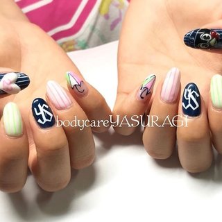 人気順 お客様 野球応援のネイルデザイン ネイルブック
