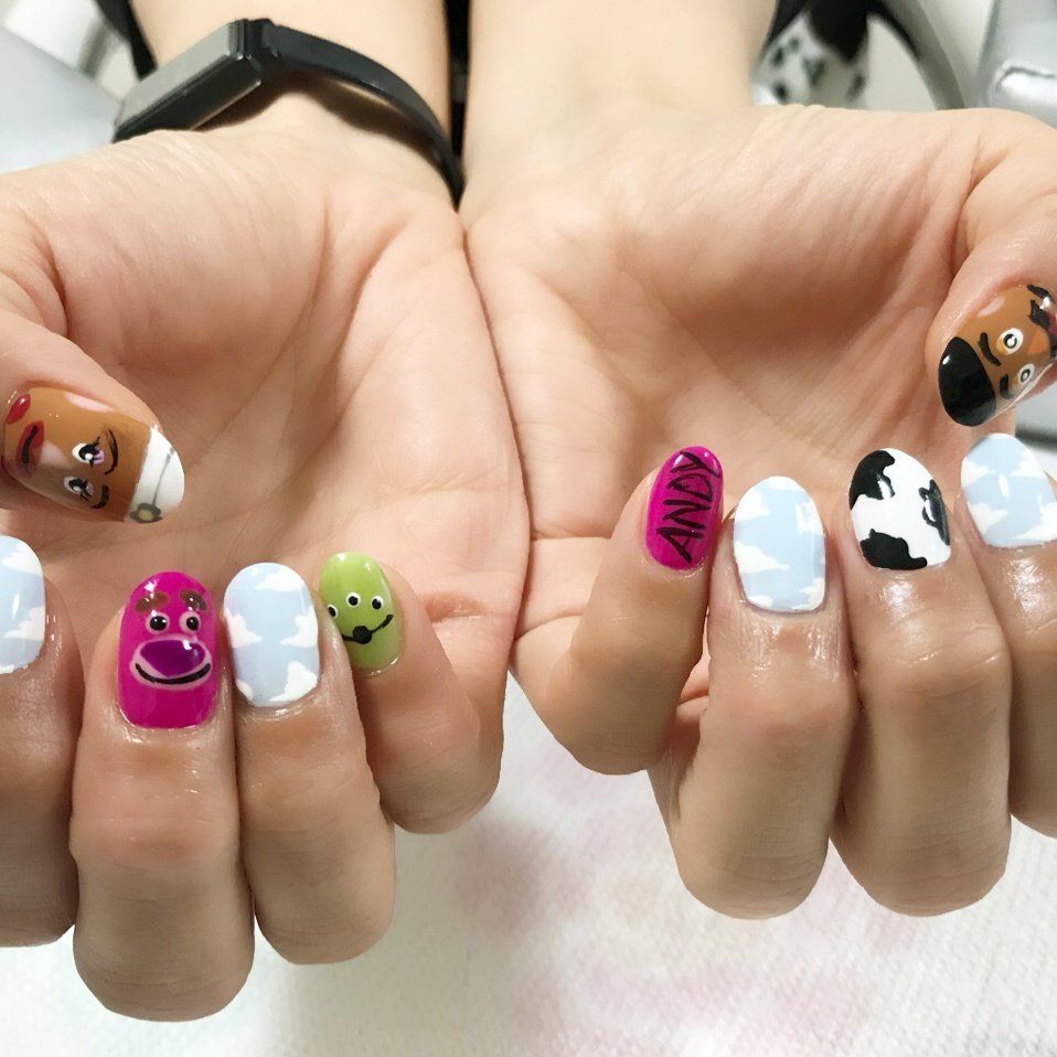 オールシーズン ハンド キャラクター ジェル お客様 Nailougeのネイルデザイン No ネイルブック