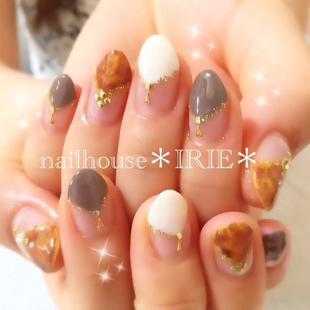 秋 冬 オフィス デート ハンド Nailhouse Irie のネイルデザイン No ネイルブック