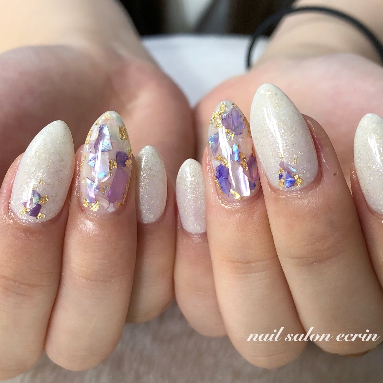 春 夏 浴衣 ハンド シェル Nail Ecrinのネイルデザイン No ネイルブック