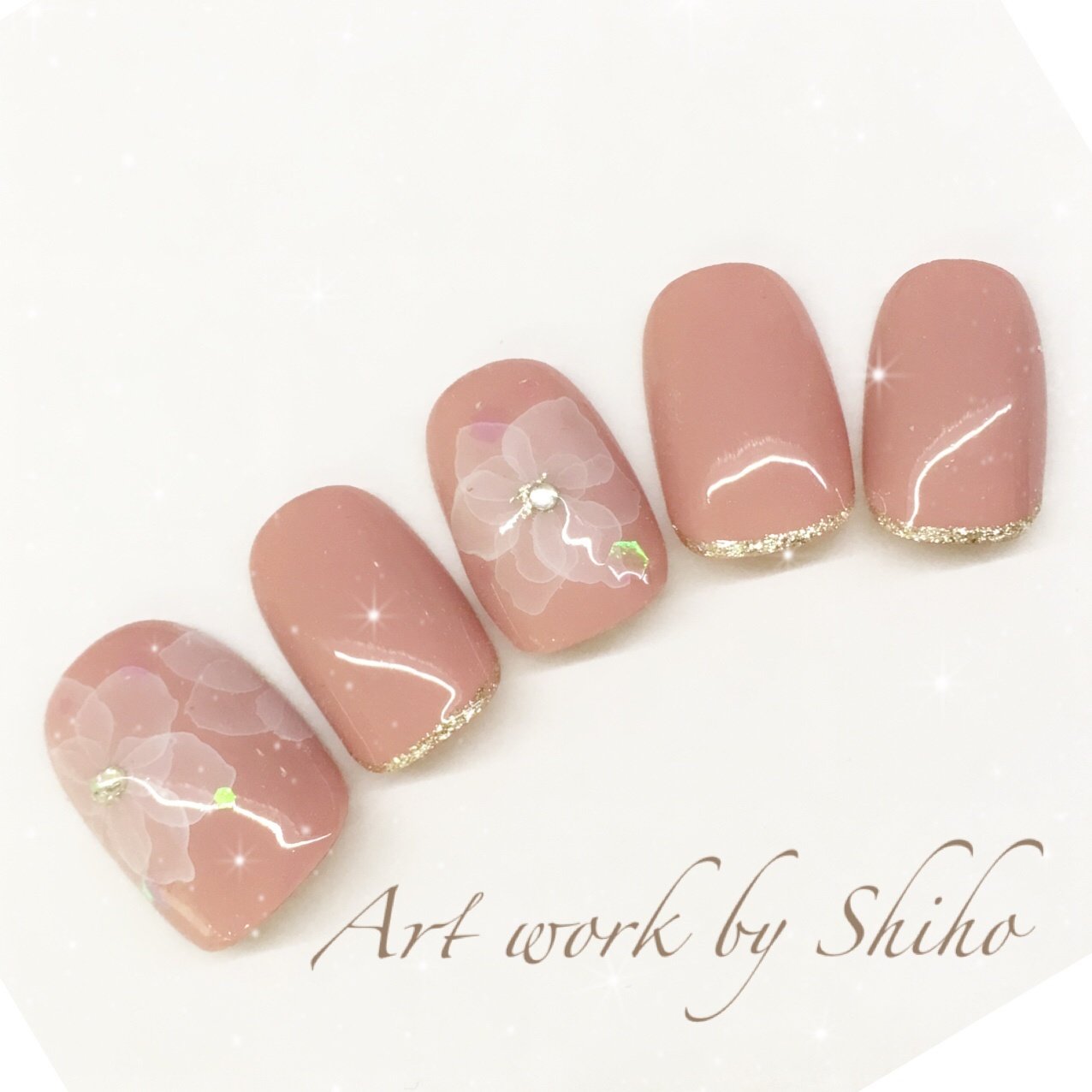 オールシーズン オフィス ブライダル デート ハンド 水野志保のネイルデザイン No ネイルブック