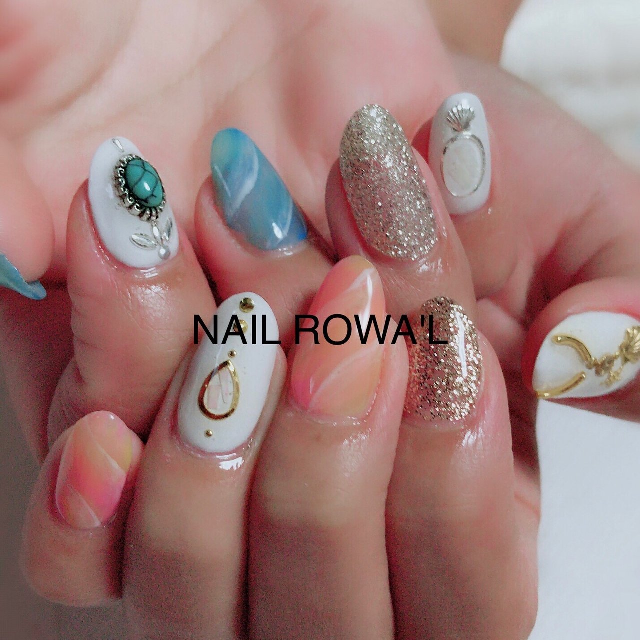 Nailrowa L のネイルデザイン No ネイルブック