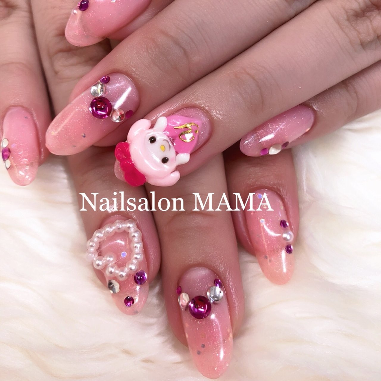 オールシーズン パーティー デート 女子会 ハンド Nailsalon Mamaのネイルデザイン No ネイルブック