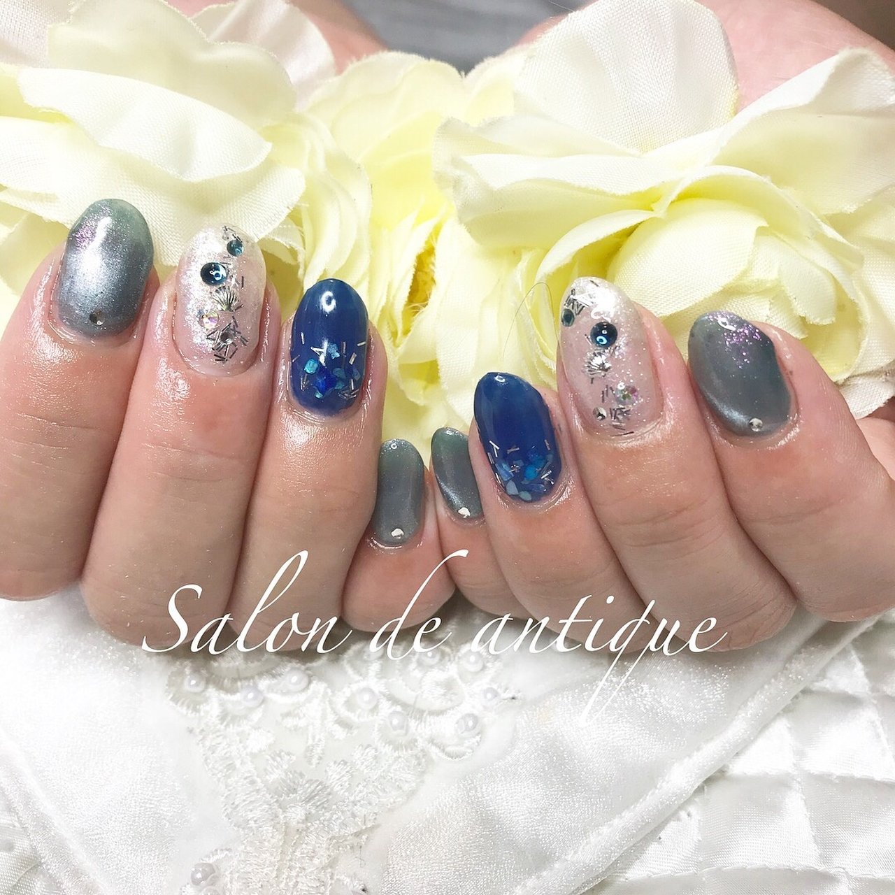 夏 旅行 海 リゾート ハンド Salon De Antiqueのネイルデザイン No ネイルブック