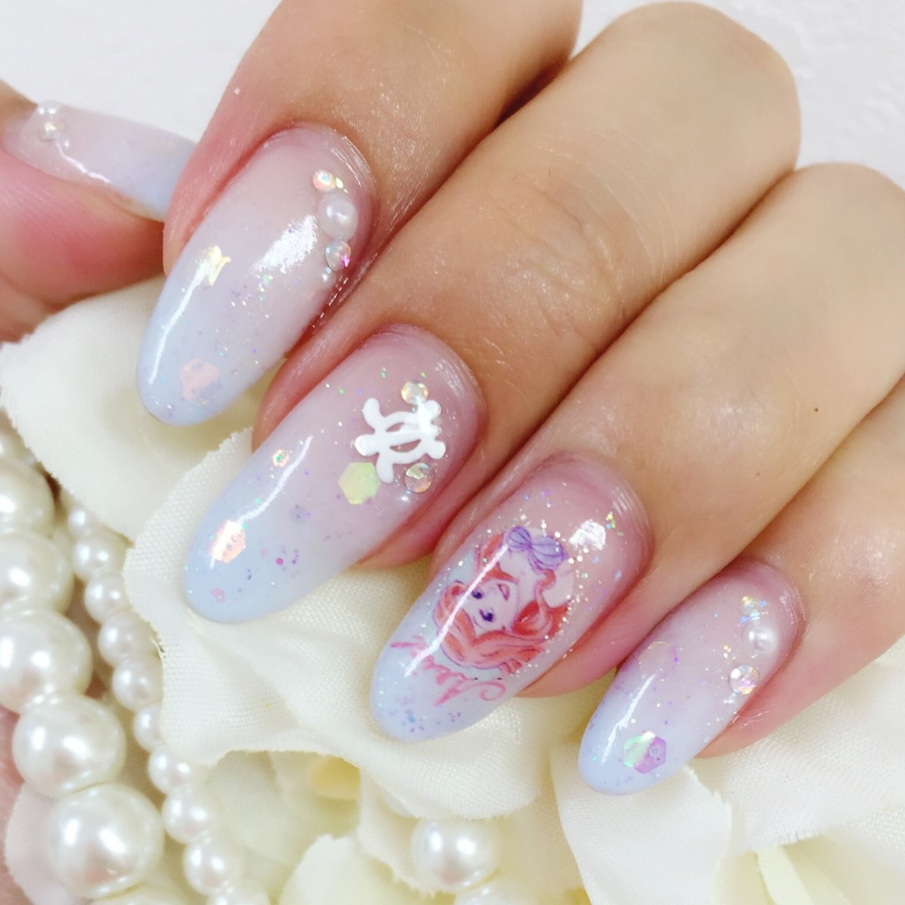 夏 梅雨 海 ハンド グラデーション Haruxnailのネイルデザイン No ネイルブック