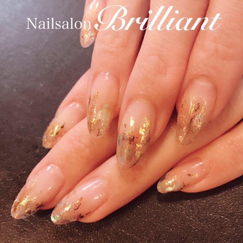 夏 オールシーズン オフィス デート ハンド Nailsalonbrilliantのネイルデザイン No ネイルブック