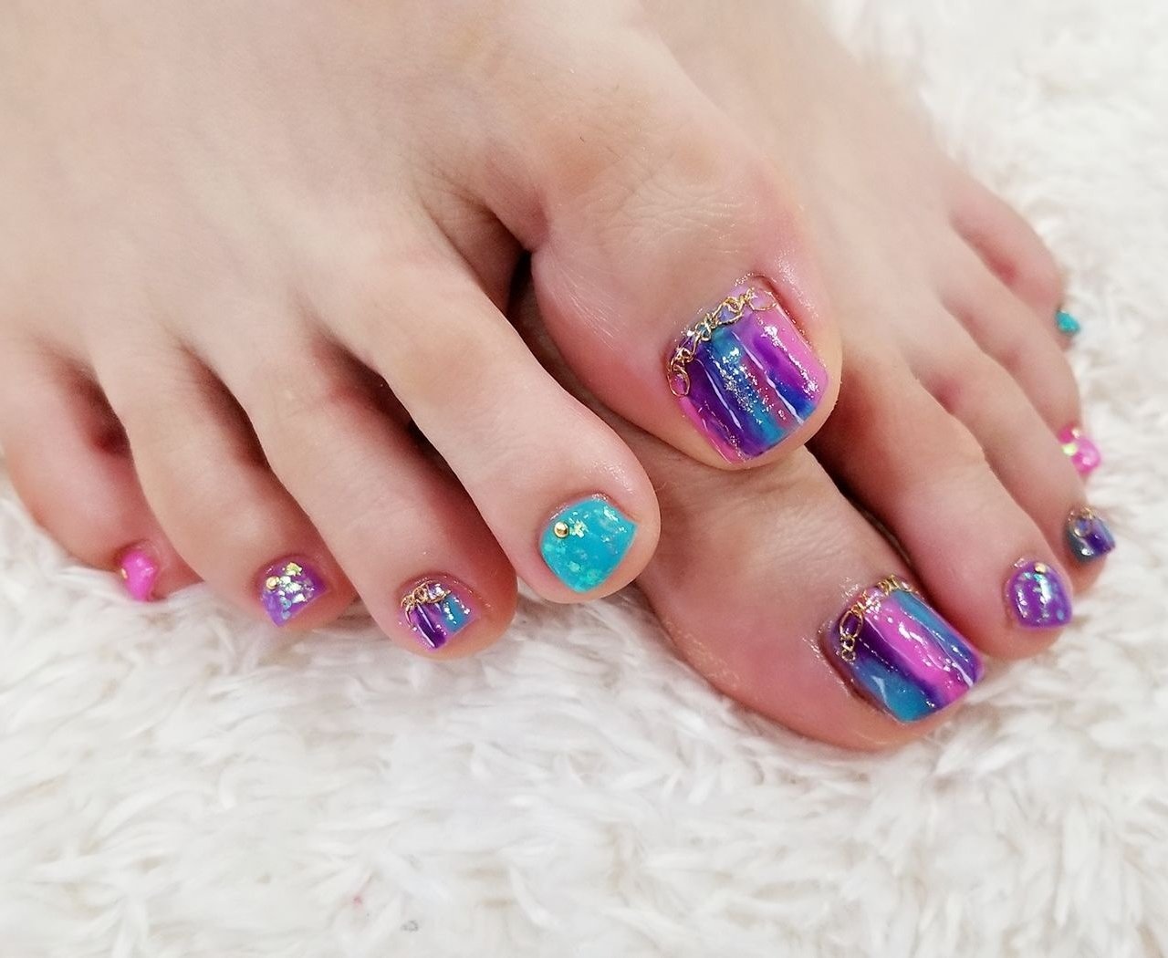 夏 旅行 海 リゾート フット Nail Mimiedenのネイルデザイン No ネイルブック