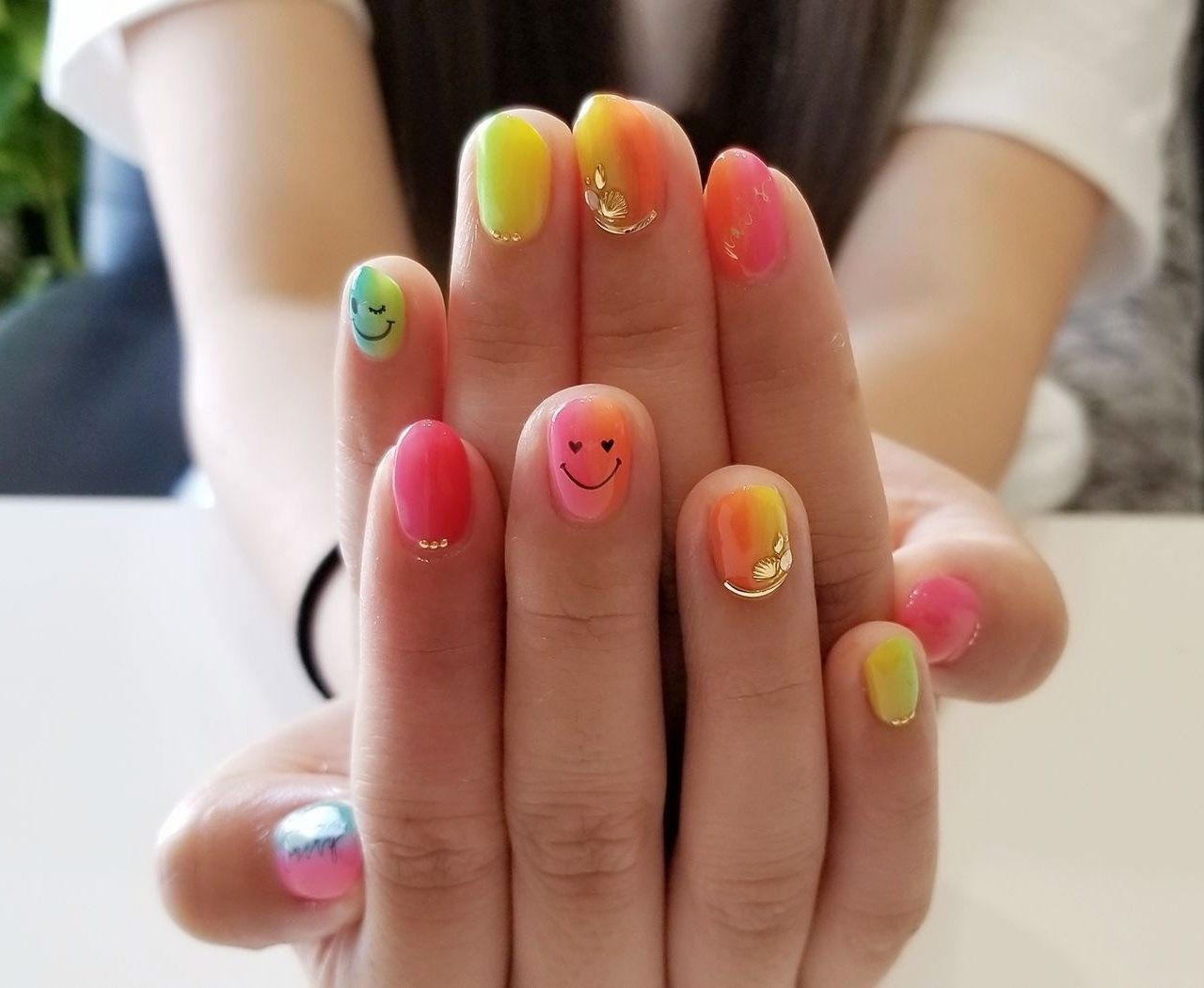 夏 オールシーズン 海 浴衣 ハンド Nail Mimiedenのネイルデザイン No ネイルブック