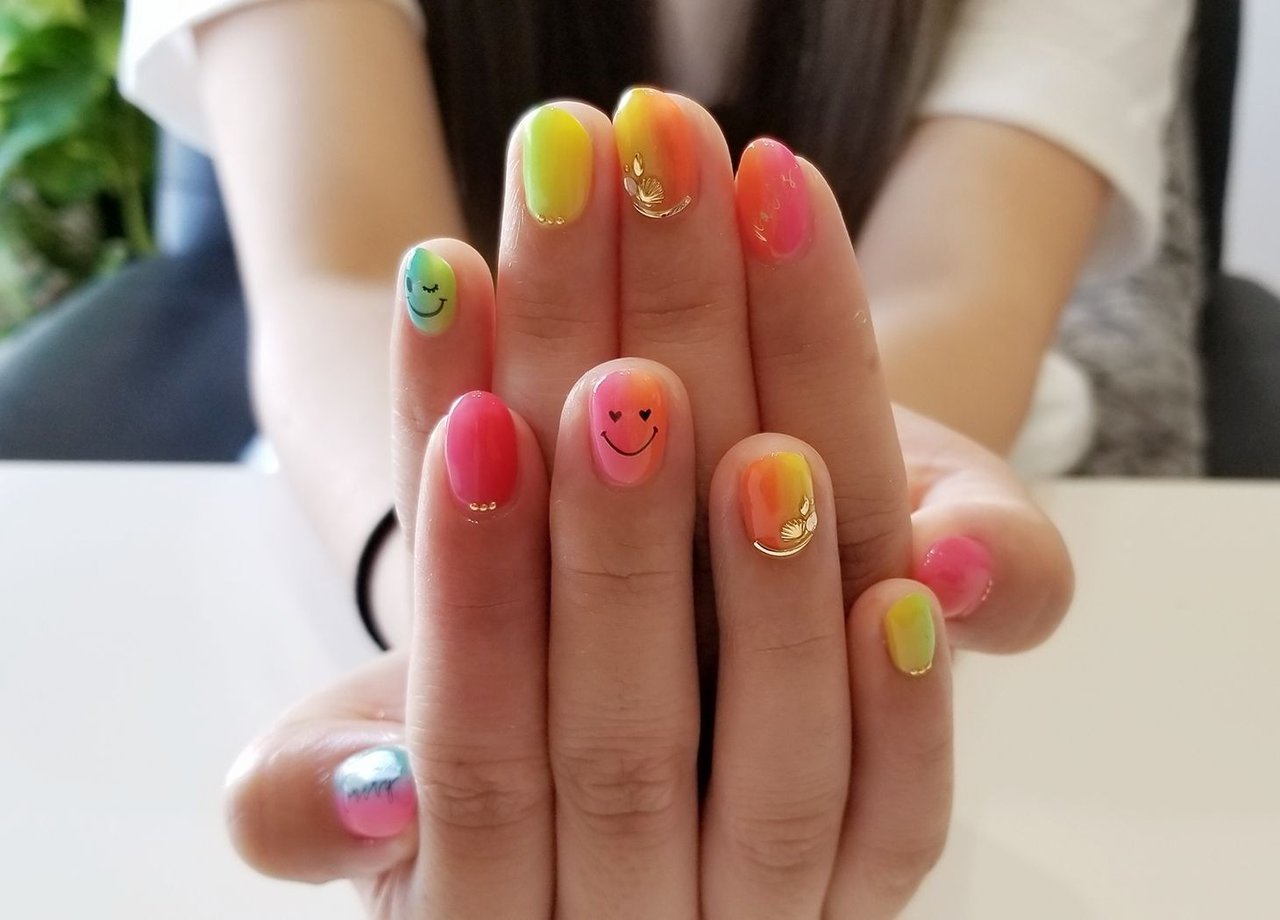 夏 オールシーズン 海 浴衣 ハンド Nail Mimiedenのネイルデザイン No ネイルブック