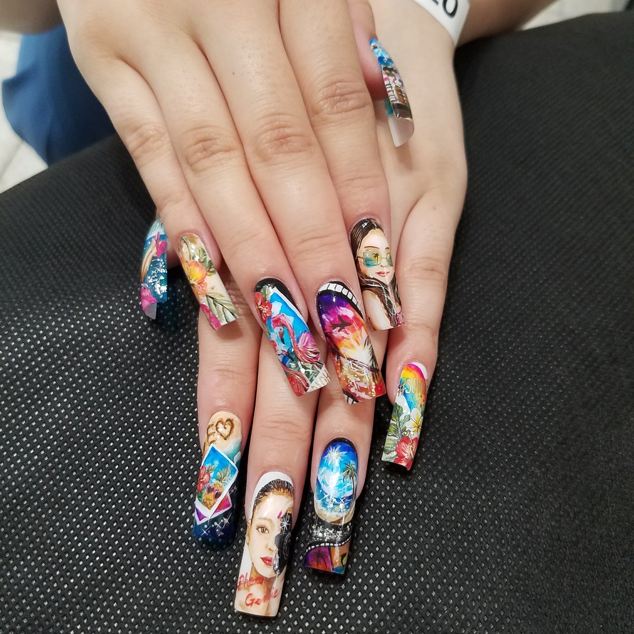 夏 リゾート ライブ パーティー ハンド Addiartのネイルデザイン No ネイルブック