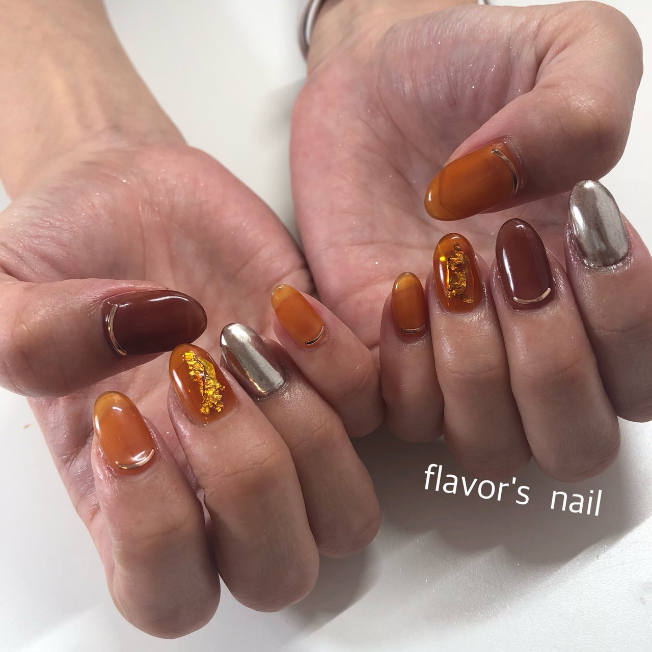 夏 秋 リゾート 女子会 ハンド Flavor S Nailのネイルデザイン No 333 ネイルブック