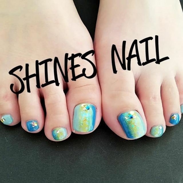 夏 海 リゾート デート フット Keiko Shinesnailのネイルデザイン No ネイルブック
