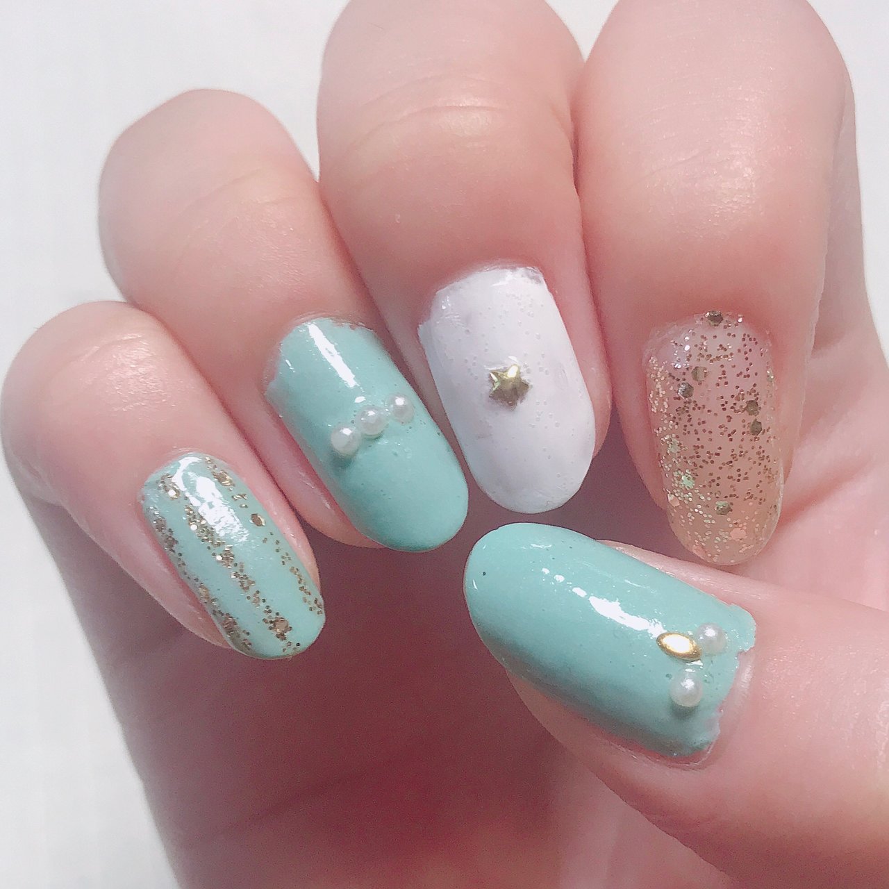 夏 旅行 海 リゾート ハンド あかぬーのネイルデザイン No ネイルブック