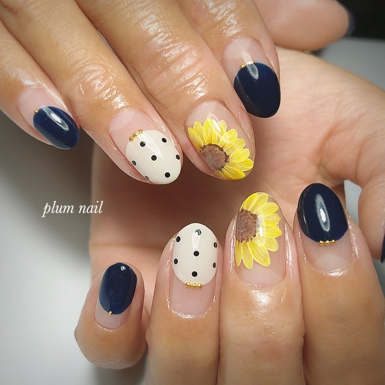 夏 海 リゾート 浴衣 ハンド Plumnail プラムネイルのネイルデザイン No ネイルブック