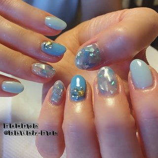 人気順｜#アクアネイルのネイルデザイン｜ネイルブック 