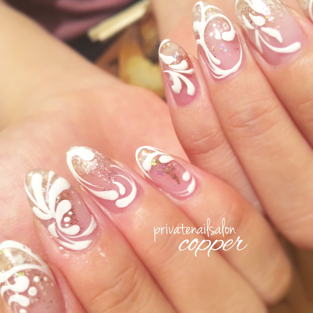 夏 冬 ブライダル パーティー ハンド Nailsalon Copperのネイルデザイン No ネイルブック