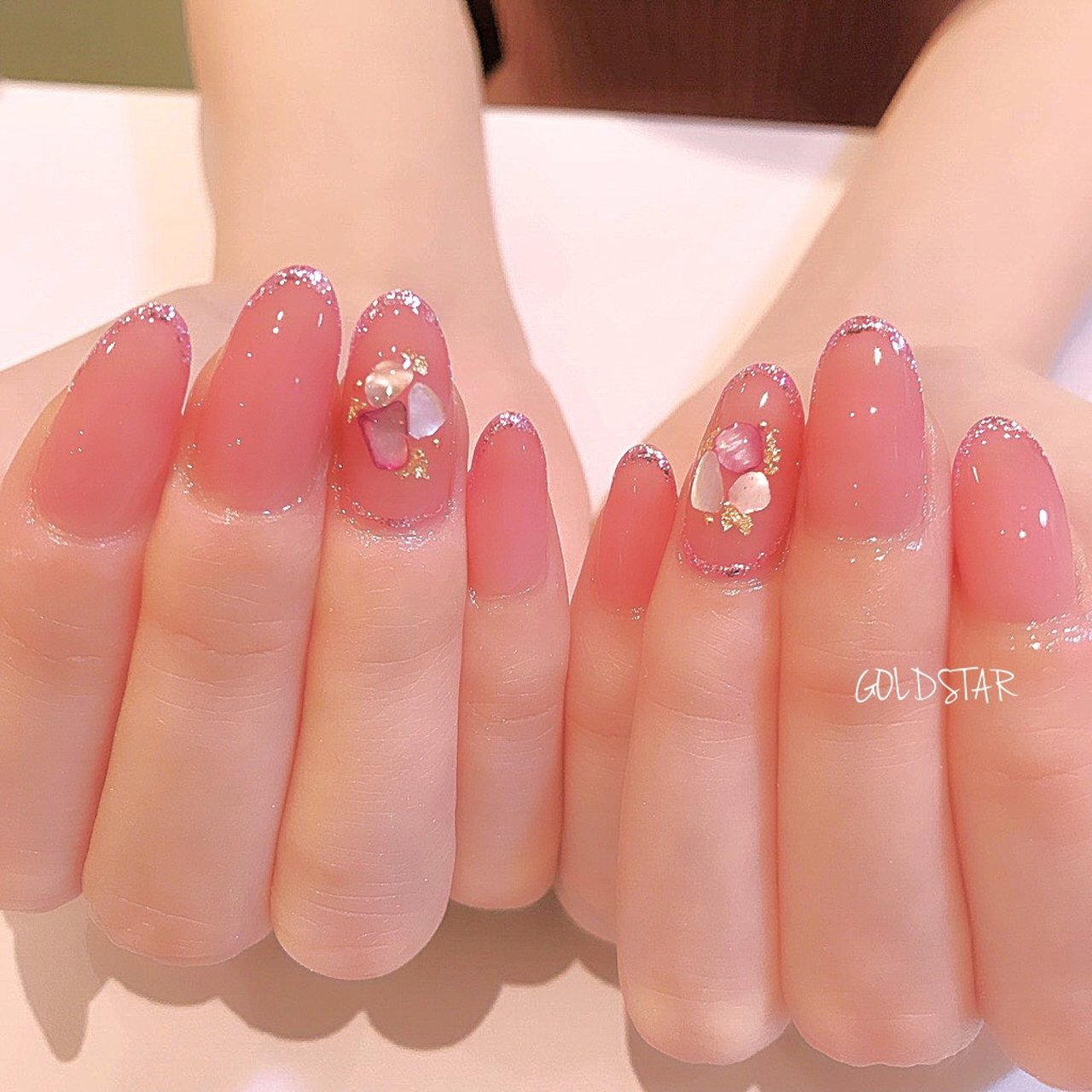 夏 オールシーズン パーティー 女子会 ハンド Agloss Nailのネイルデザイン No ネイルブック