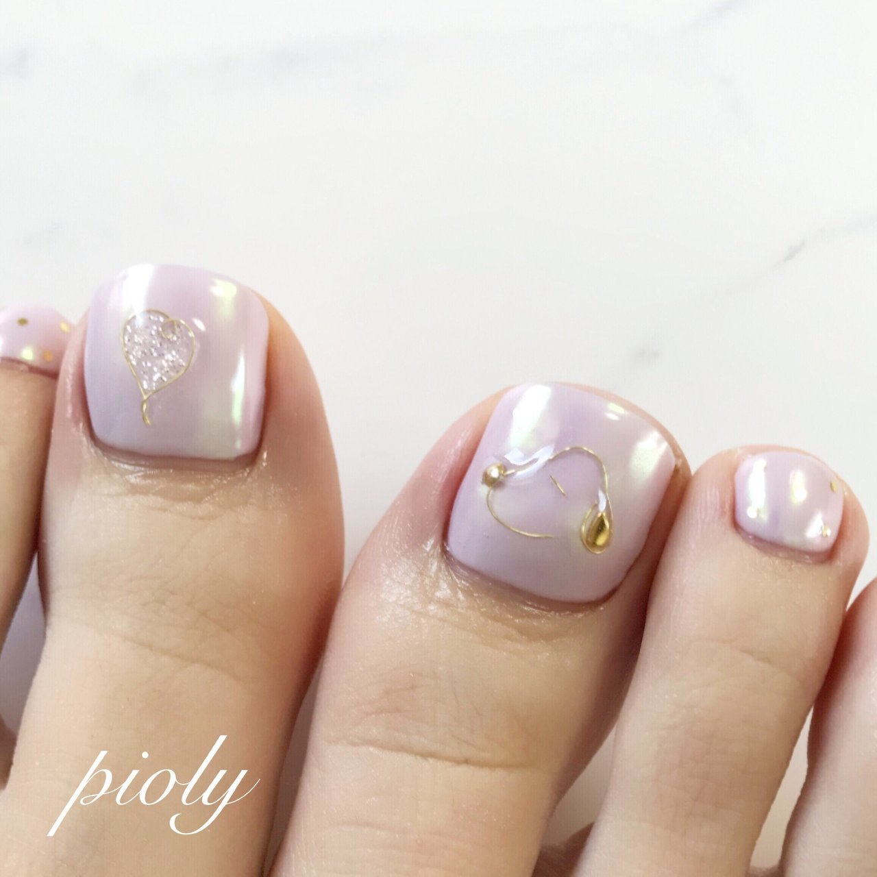 春 夏 オールシーズン フット ワンカラー Nail Salon Pioly ピオリー のネイルデザイン No ネイルブック