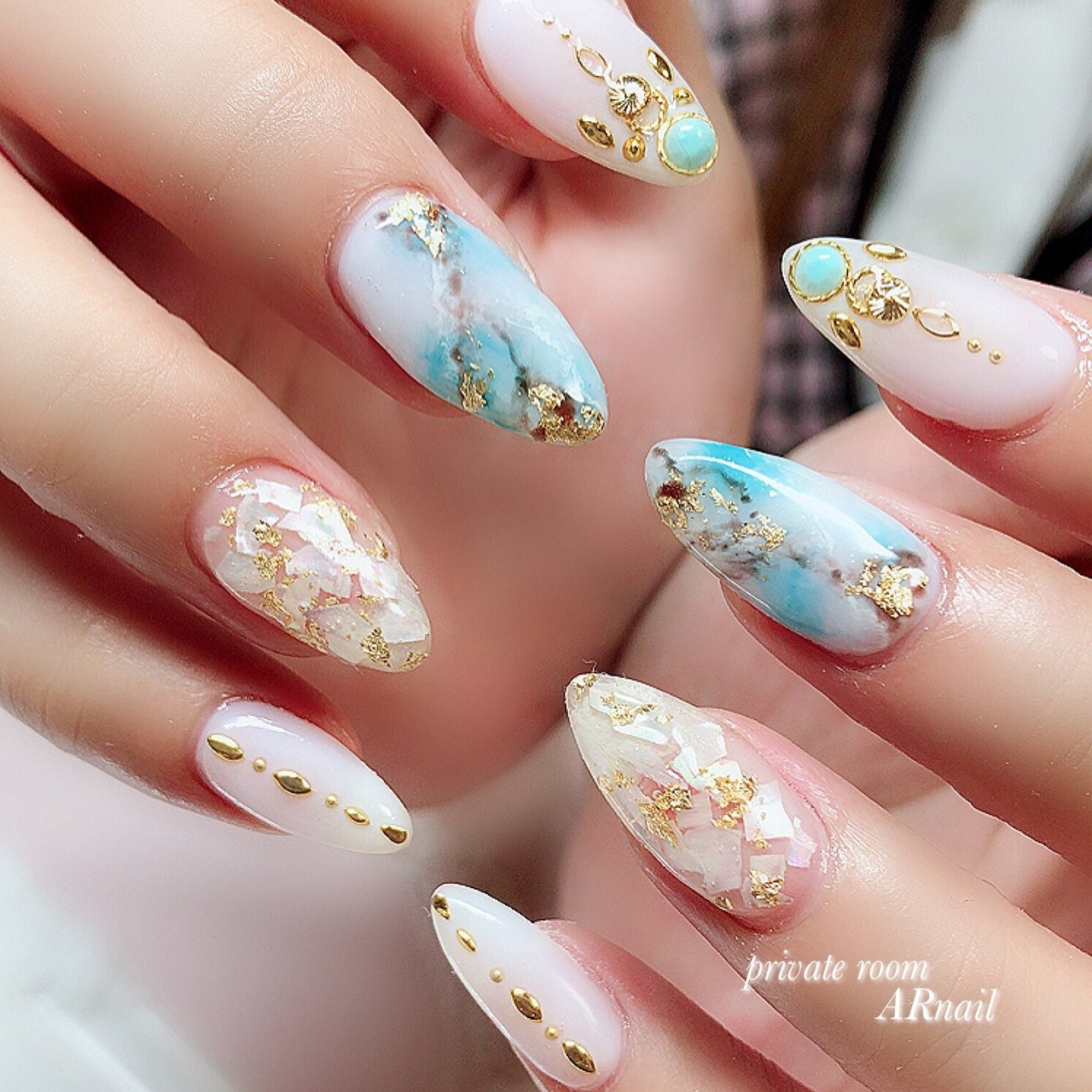 夏 旅行 海 リゾート ハンド Nail Akiのネイルデザイン No ネイルブック