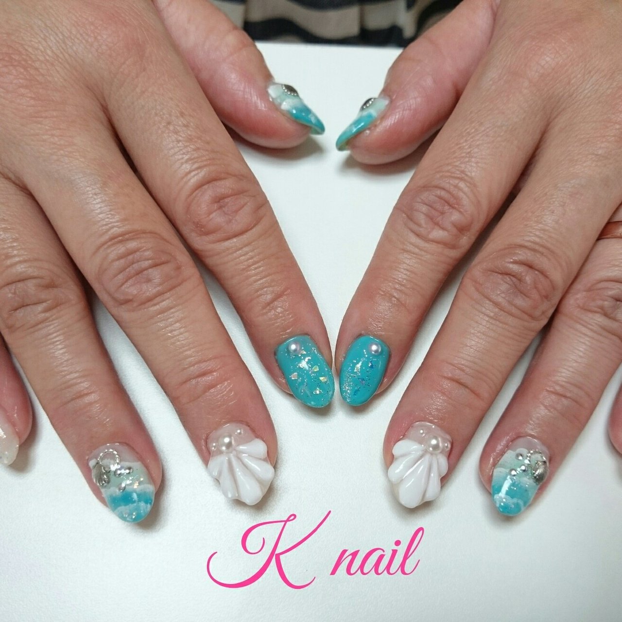 夏 旅行 海 リゾート ハンド Keikoのネイルデザイン No ネイルブック