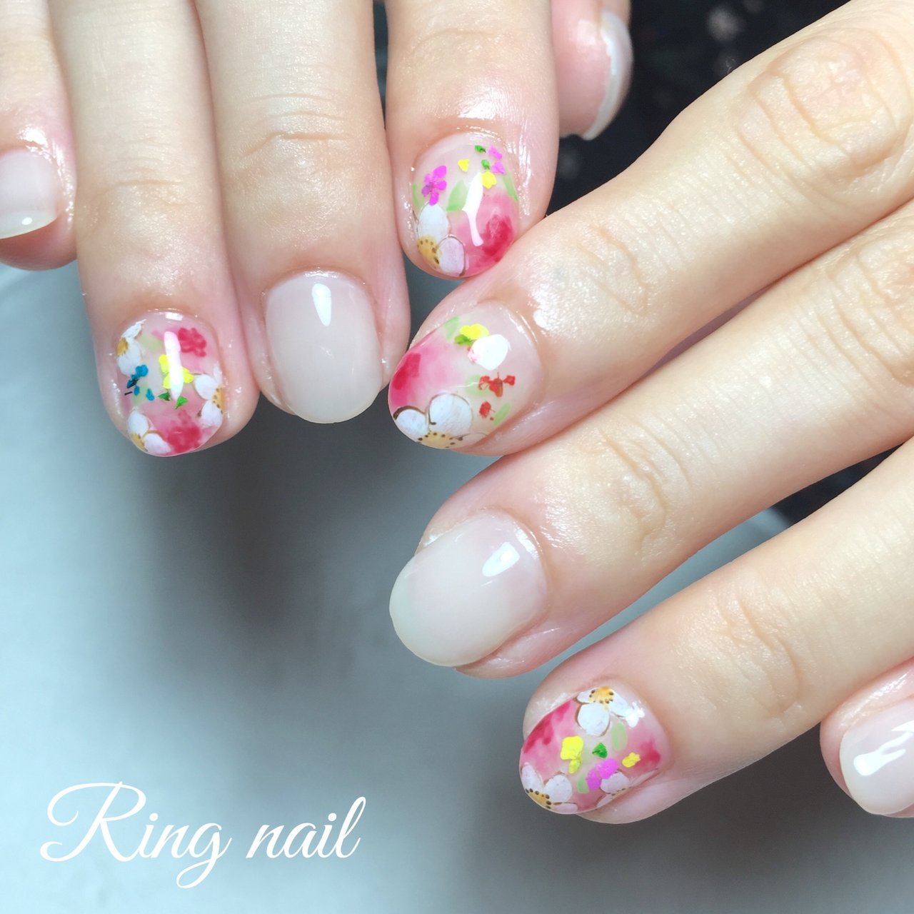 夏 旅行 海 デート ハンド Ringnailのネイルデザイン No ネイルブック