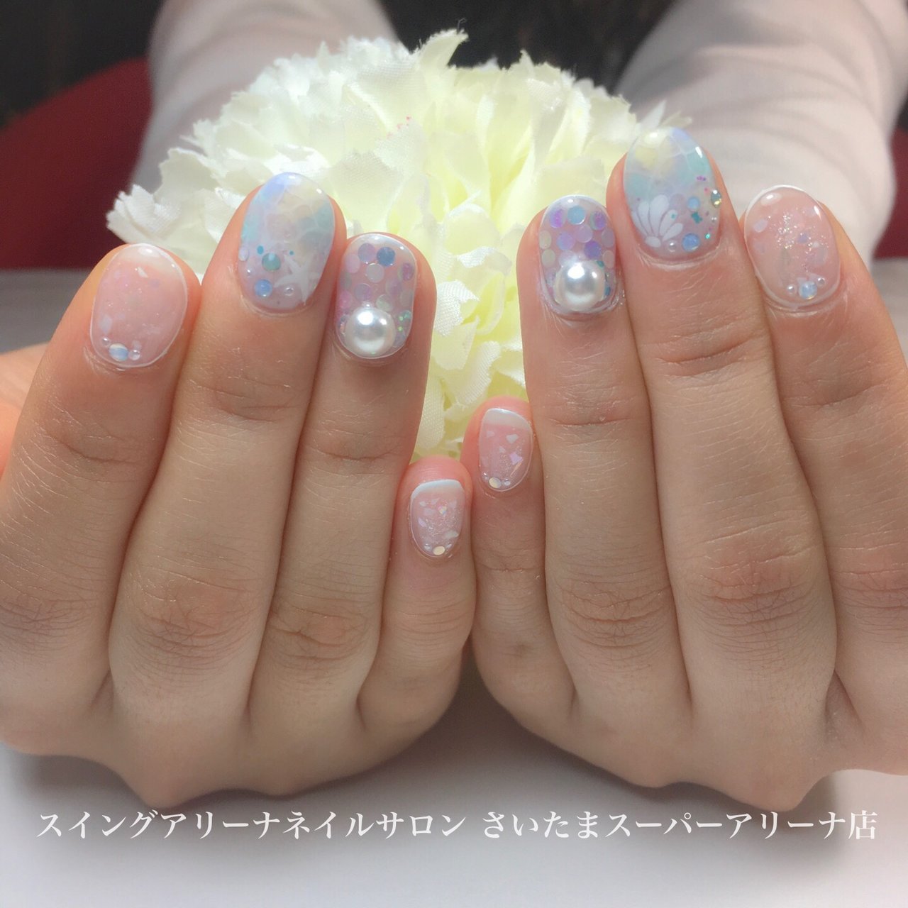 夏 旅行 海 リゾート ハンド Beauty Salon Toiro さいたま新都心店 美爪育成 フィルイン推奨サロン のネイル デザイン No ネイルブック