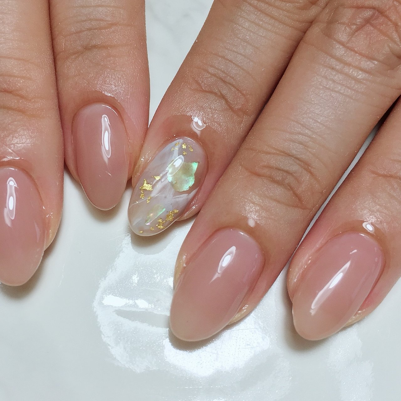 夏 オールシーズン オフィス デート ハンド Nail Salon Allu のネイルデザイン No ネイルブック