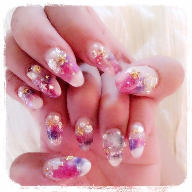 夏 リゾート パーティー デート ハンド Nail Art Maomaoのネイルデザイン No ネイルブック