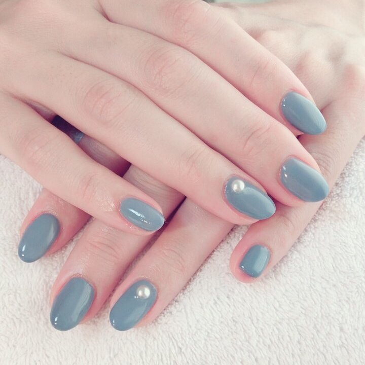 夏 秋 オールシーズン ハンド ワンカラー Plus Nail プラスネイルのネイルデザイン No 3358980 ネイルブック