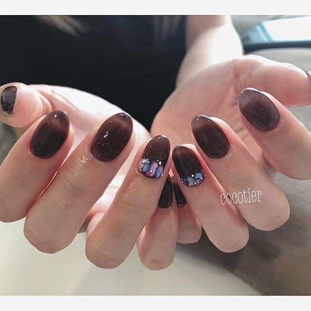 夏 秋 海 リゾート ハンド Cocotier Naileyelashのネイルデザイン No ネイルブック