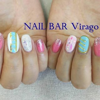 お客様ネイル 今回もイベント用です
#クラッシュホロ も入って夏らしく
・
#青森のおみやげ をいただきました
ありがとうございます♡
・
https://nailbarvirago.jimdo.com/
・
#nailbarvirago #大分市ネイルサロン #大分ネイルサロン #nail #ネイルケア #大人ネイル #シニアネイル #大分市 #上宗方 #わさだタウン近く #痛くない痛ネイル #70代のお客様 も #40代ネイリスト #テンション低めのネイリスト #ジェルネイル #上品ネイル #パラジェル #リクライニングソファ #大人女性ネイル #巻き爪 #巻き爪補正 #深爪改善 #オールシーズン #旅行 #ライブ #女子会 #ハンド #ホログラム #ワンカラー #痛ネイル #大人 #ショート #ピンク #水色 #カラフル #ジェルネイル #お客様 #nail_bar_virago #ネイルブック