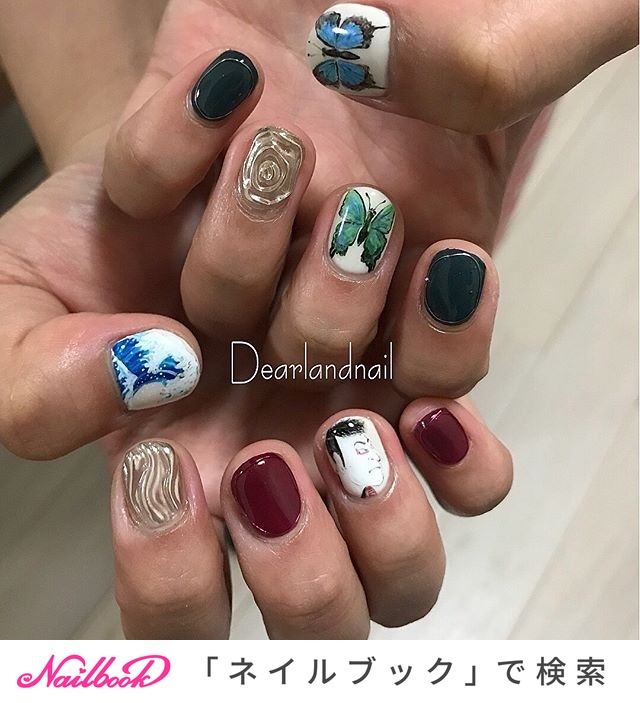 21年 新着順 浮世絵ネイルのネイルデザイン 7ページ目 ネイルブック