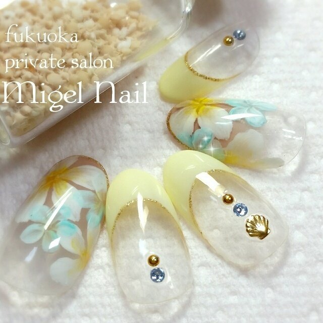 夏 海 リゾート デート ハンド Migel Nailのネイルデザイン No ネイルブック