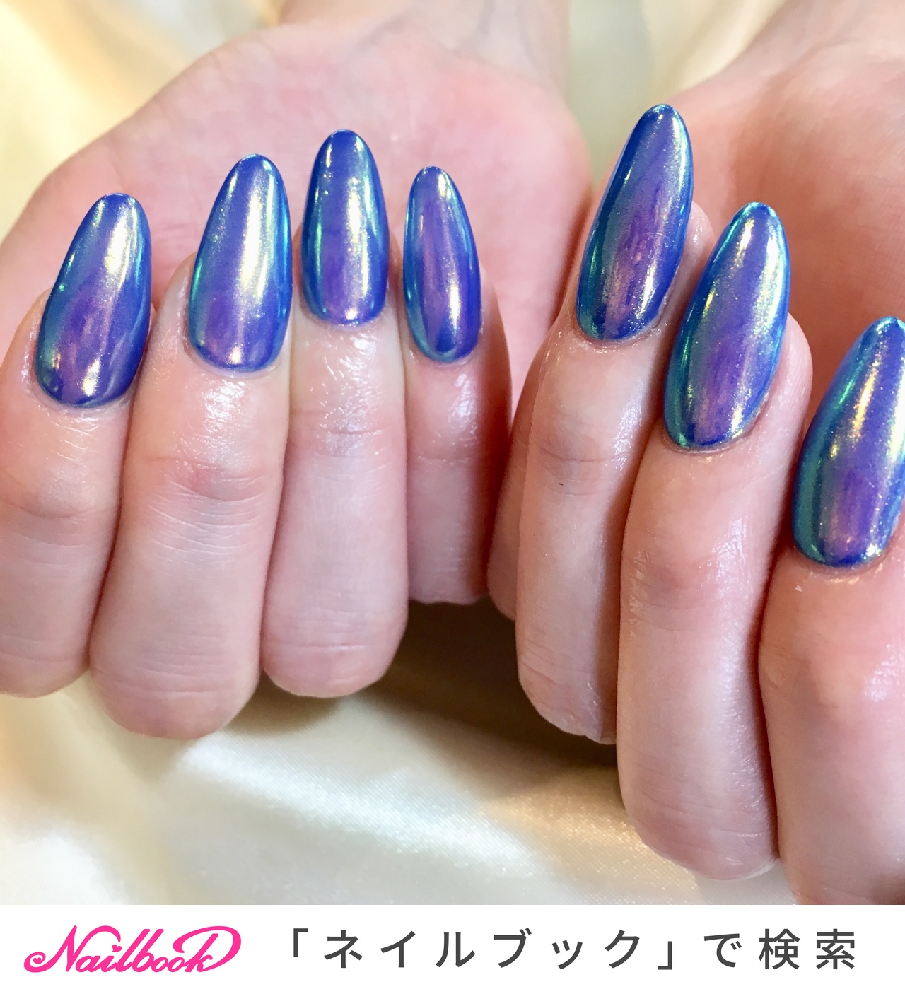 青紫のネイルデザイン 2ページ目 ネイルブック