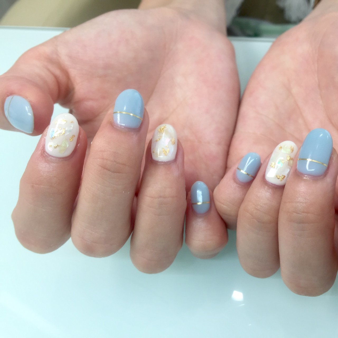 夏 浴衣 女子会 ハンド シンプル Ruban Nailのネイルデザイン No ネイルブック