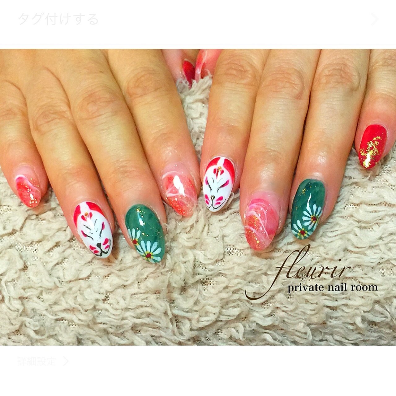 夏 お正月 成人式 浴衣 ハンド Nailsakiのネイルデザイン No ネイルブック