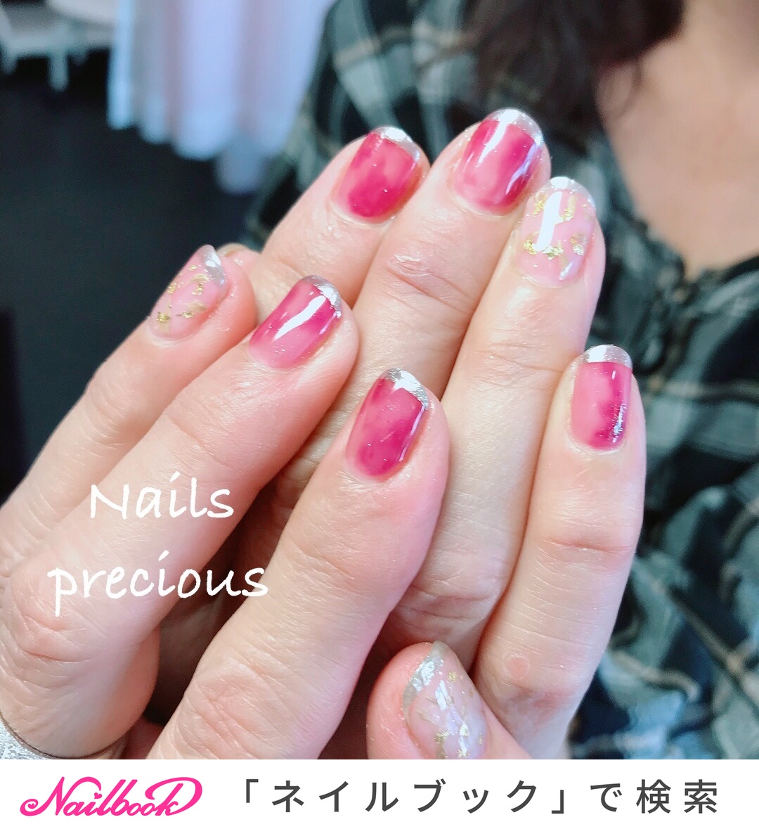 ハンド/ミラー/お客様 - ネイルズプレシャス.沖縄のネイルデザイン[No