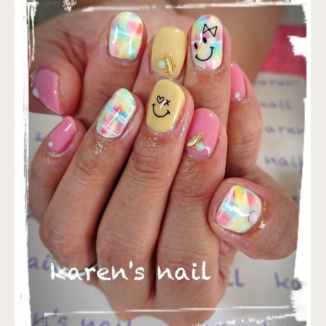 春 夏 旅行 リゾート ハンド Karen S Nail Rierinのネイルデザイン No ネイルブック