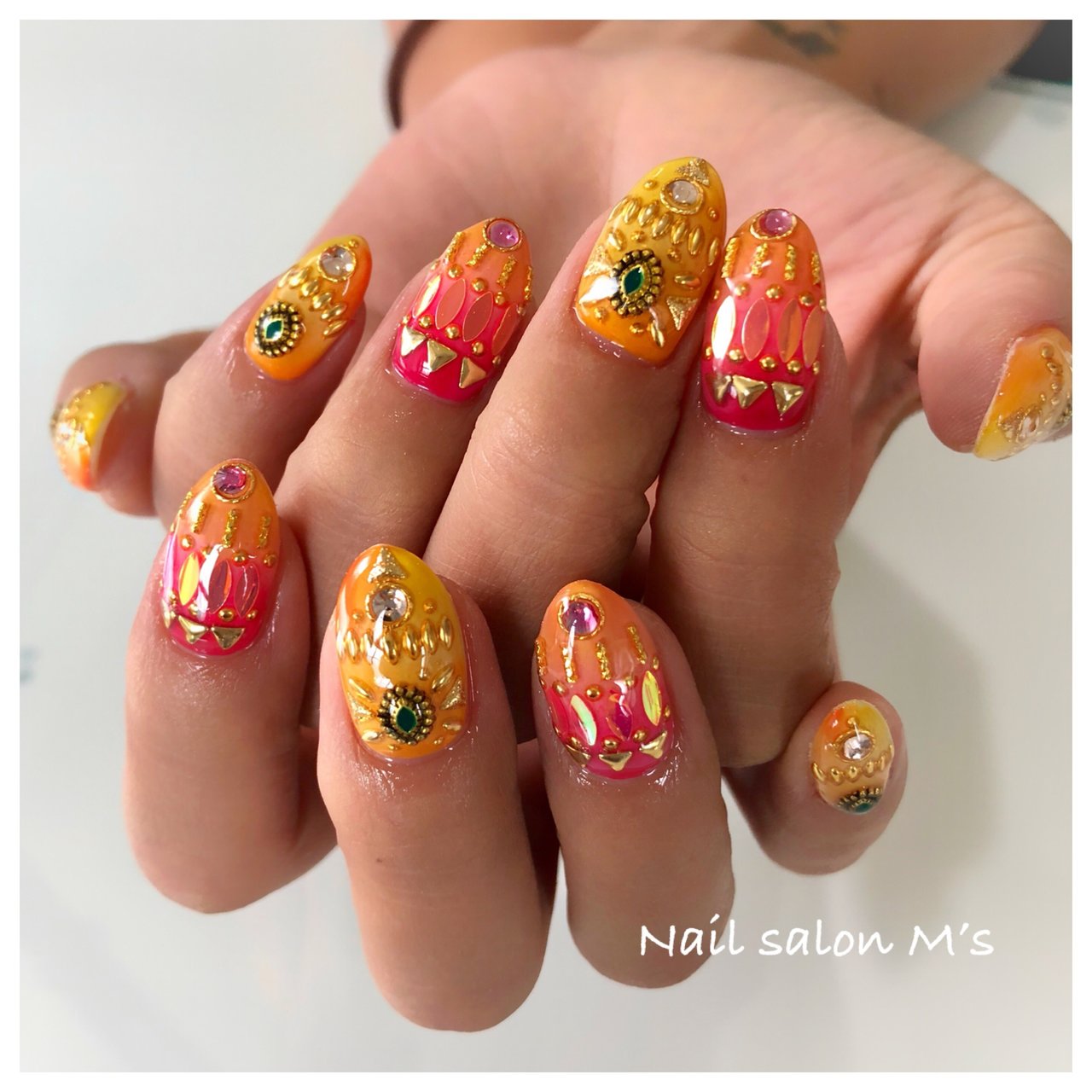 夏 旅行 海 リゾート ハンド Ms Mamikoのネイルデザイン No ネイルブック