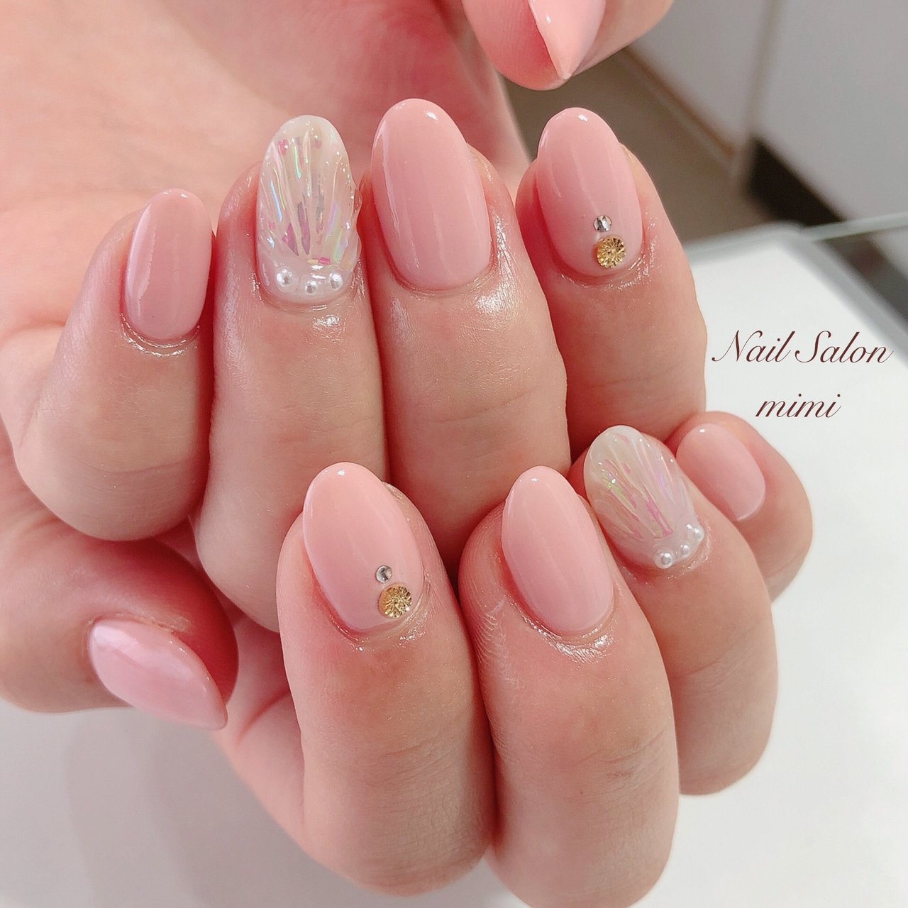 夏 オールシーズン オフィス デート ハンド Nail Salon Mimiのネイルデザイン No ネイルブック