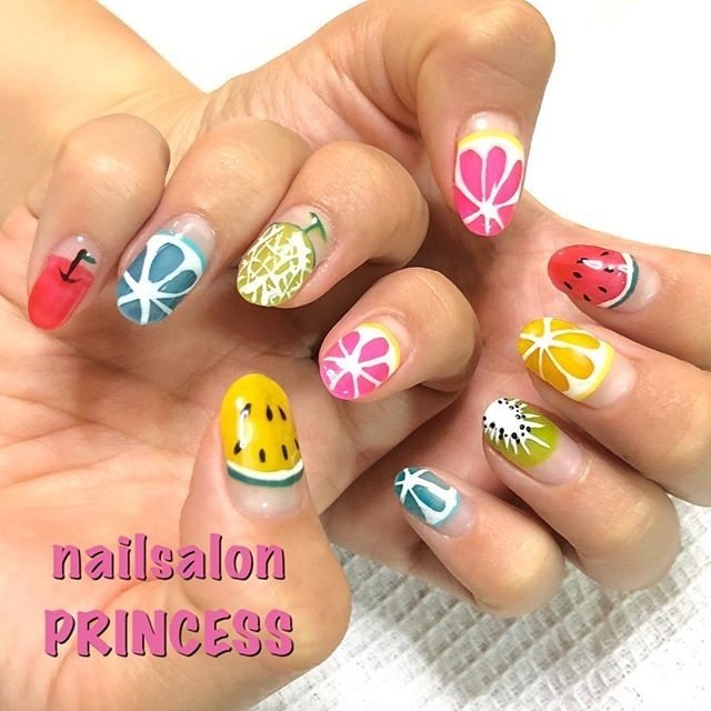 夏 海 リゾート 女子会 ハンド Nailsalon Princessのネイルデザイン No ネイルブック