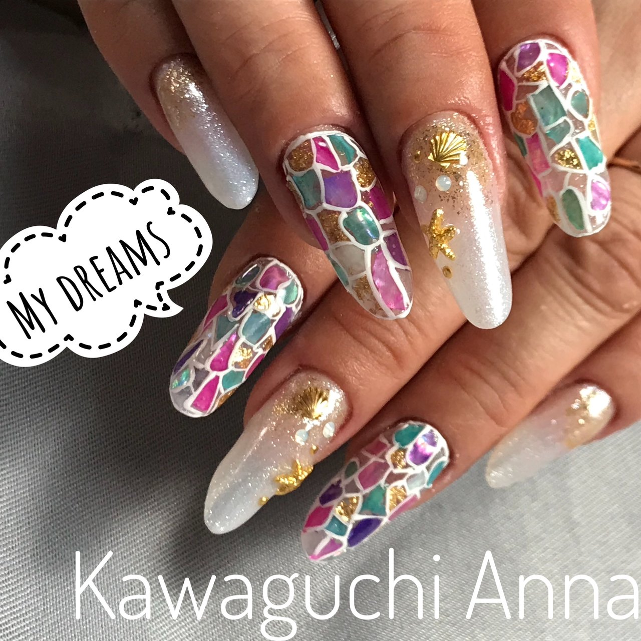 夏 旅行 海 リゾート ハンド Anna Mydreams Nailsalonのネイルデザイン No ネイルブック