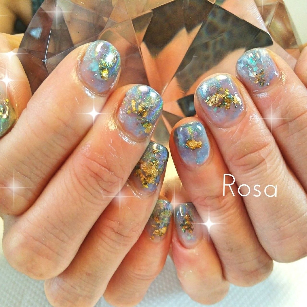 夏 旅行 海 リゾート ハンド スカルプチュア専門nail Salon Rosa Kawasakiのネイルデザイン No ネイル ブック